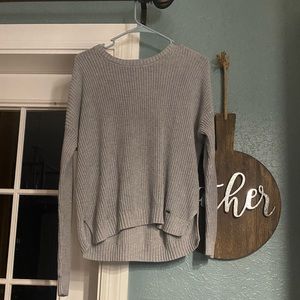 Hollister Gray Knit Sweater